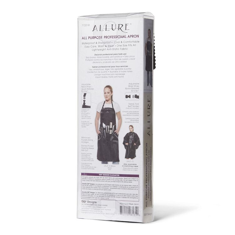 Black Allure Stylist Apron