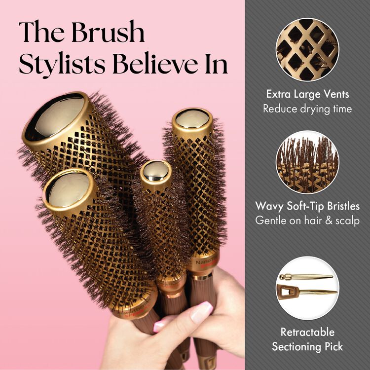 NanoThermic Ceramic + Ion Thermal Speed XL Brush 2 1/8 Inch
