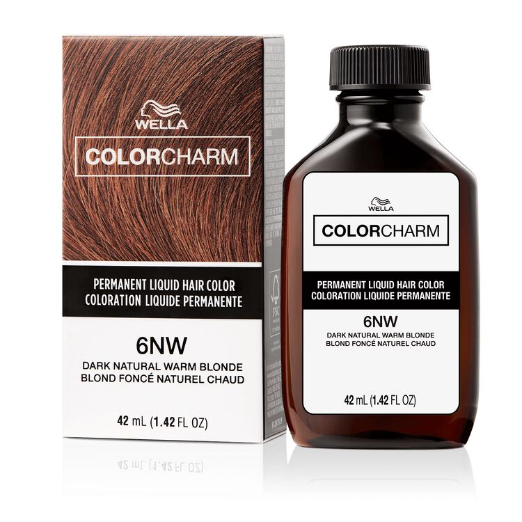 6NW Dark Natural Warm Blonde Permanent Liquid Hair Color