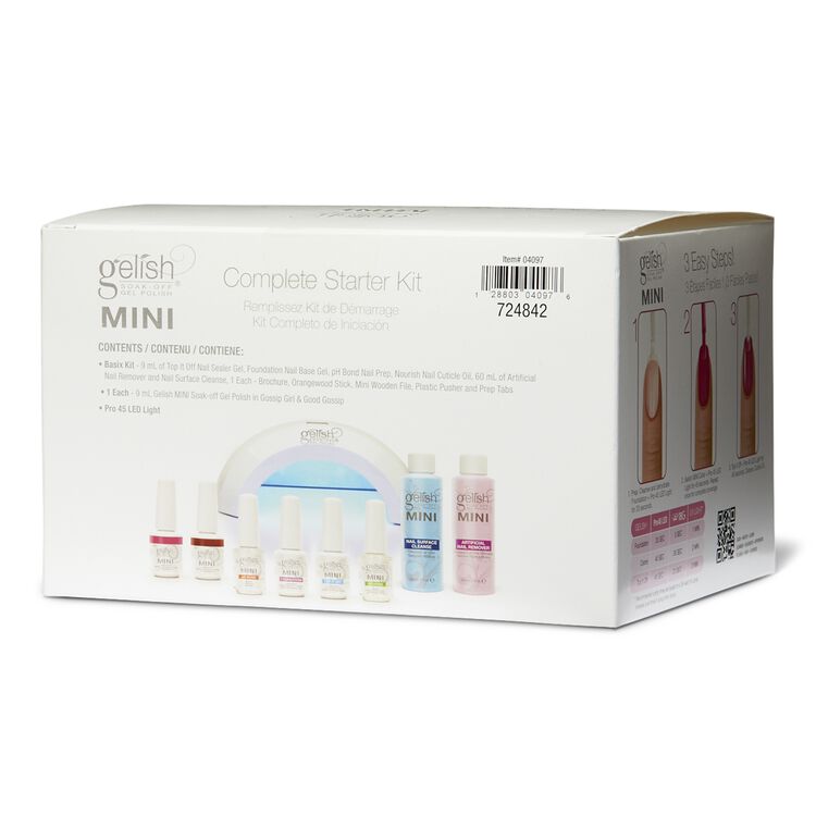 MINI Soak-Off Gel Nail Polish Complete Starter Kit