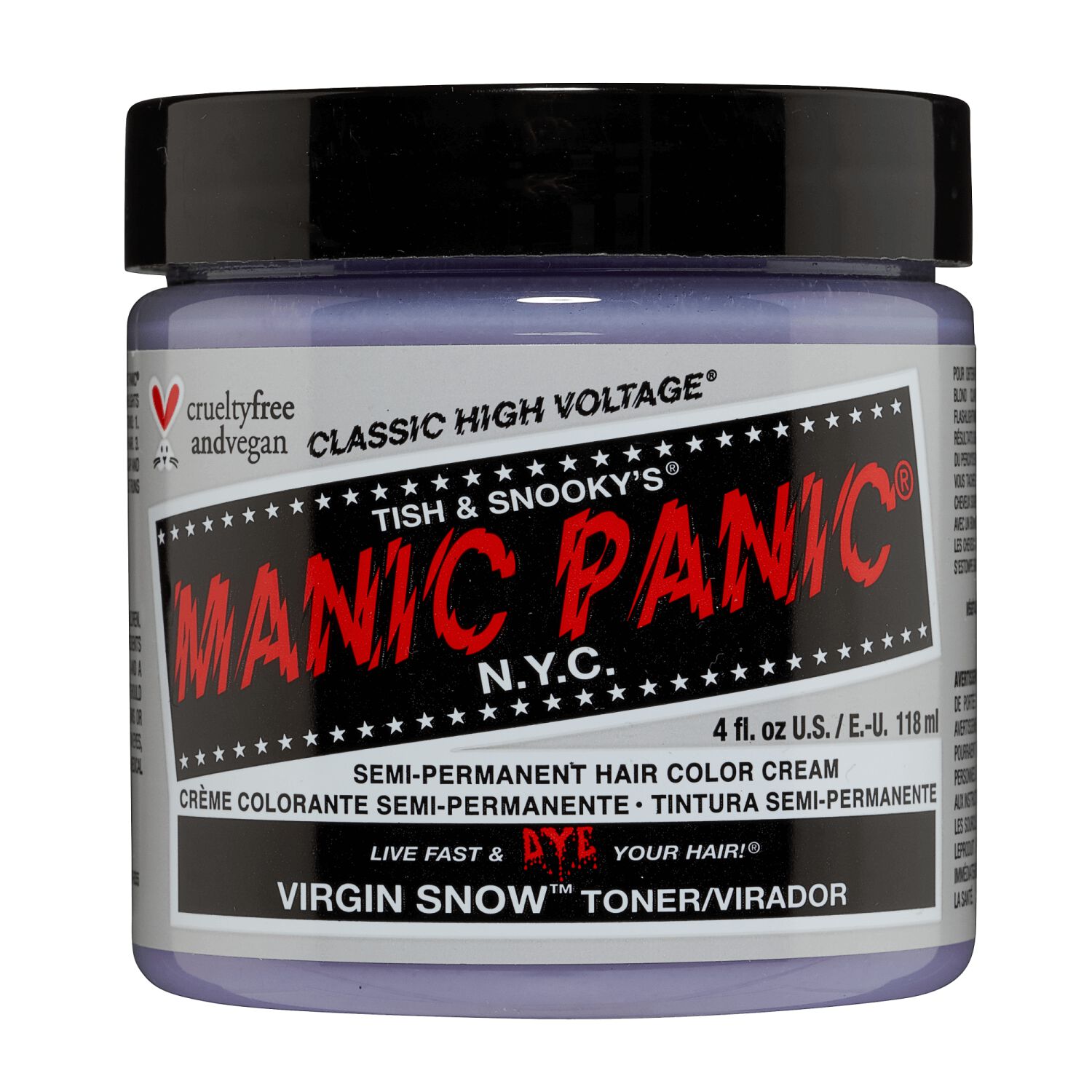 Virgin Snow Manic Panic SemiPermanent Hair Color Sally Beauty