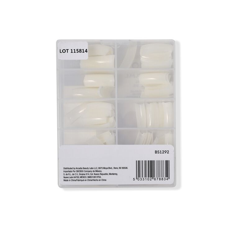 Cosmo Natural Straight Natural Half-Well Nail Tips