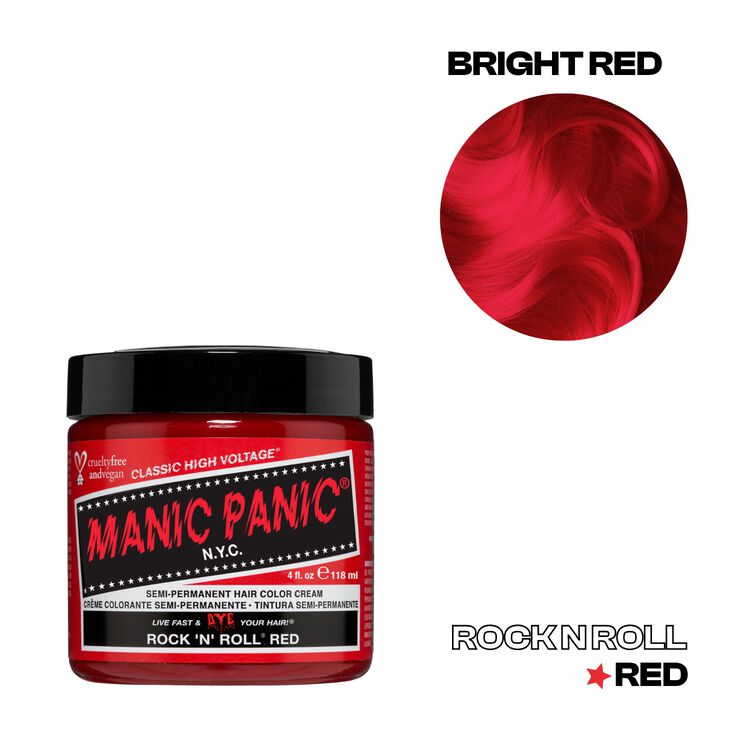 Manic Panic Semi-Permanent Color Cream Rock N Roll Red
