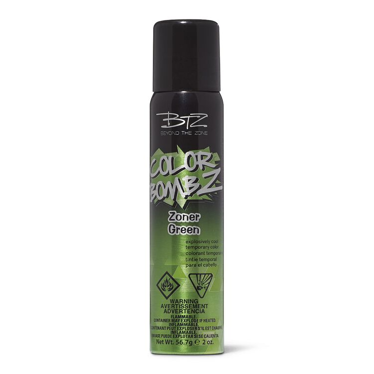 Zoner Green Color Bombz Temporary Hair Color Spray By Beyond The Zone Temporary Hair Color Sally Beauty