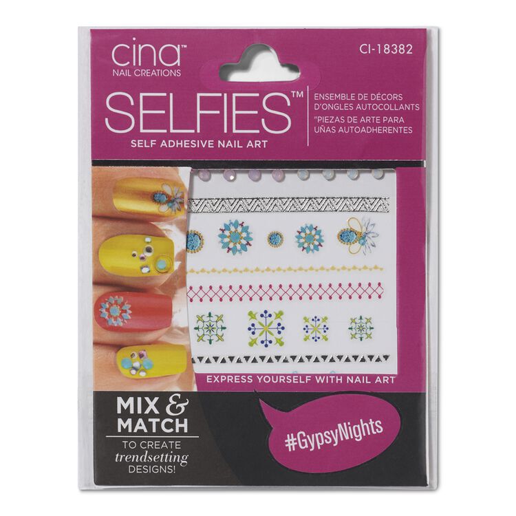 Cina Nail Creations GypsyNights Self Adhesive Nail Art by ...