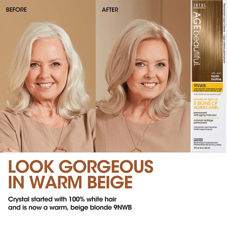 9NWB Light Neutral Warm Beige Blonde Permanent Liqui-Creme Hair Color