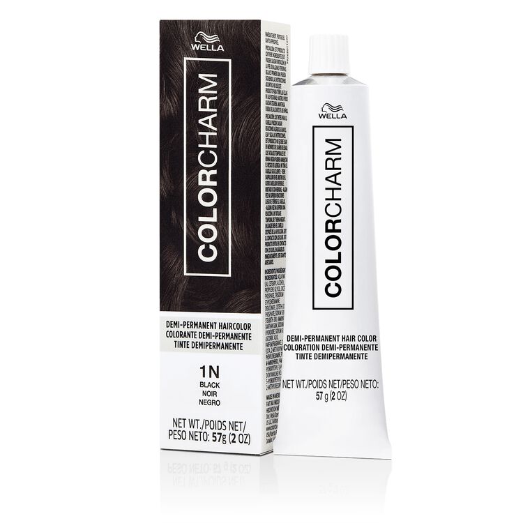 1N Black Demi Permanent Cream Hair Color