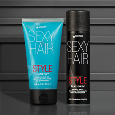 Unleash your styling creativity with our Style SexyHair line that offers a versatile range of thermal protectants, sprays, gels, & cremes!