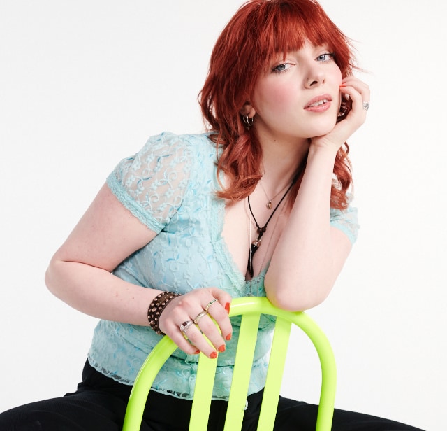 Photo of Hannah with Red-Orange Hair