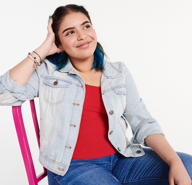 Photo of Samantha with Blue Hair