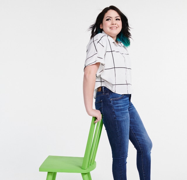 Photo of Kaila with Teal Hair