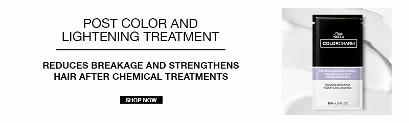 Post color treatment strengthens hair after chemical treatments. Shop now
