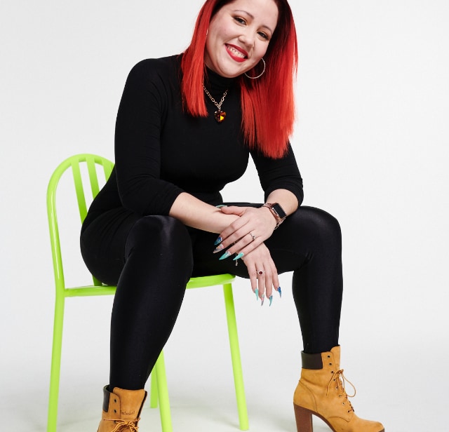 Photo of Ela with Red & Orange Hair