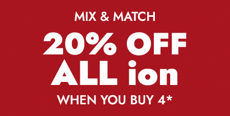 20% Off All ion When You Buy 4