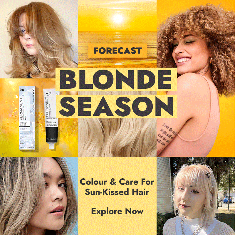 Forecast: Blonde season. Colour & Care for sun-kissed hair.