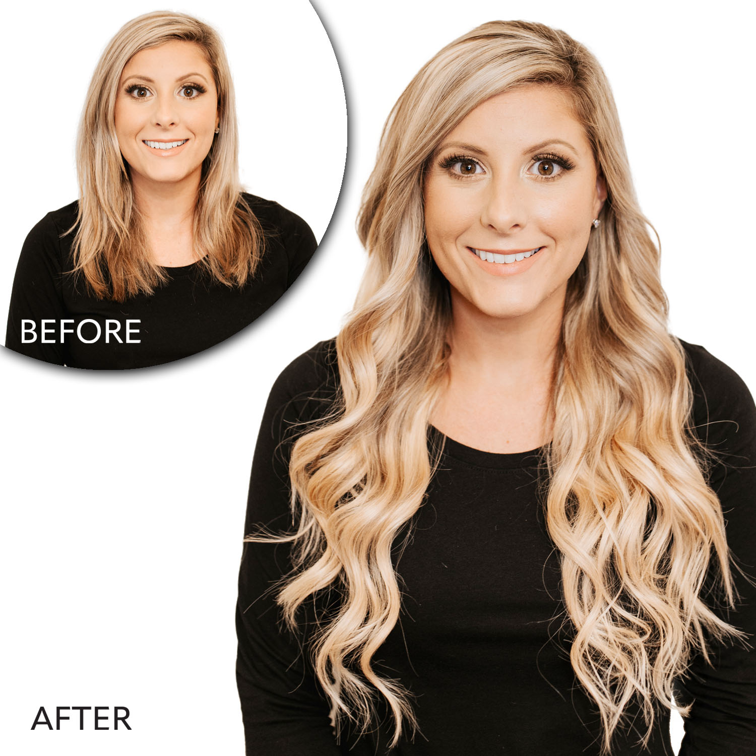 18 Ultra-Seamless Clip-in Hair Extensions Platinum Ice