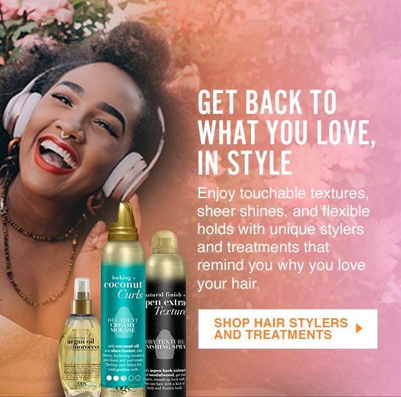 Get back to what you love, in style. Enjoy touchable textures, sheer shines, and flexible holds with unique stylers and treatments that remind you why you love your hair.
